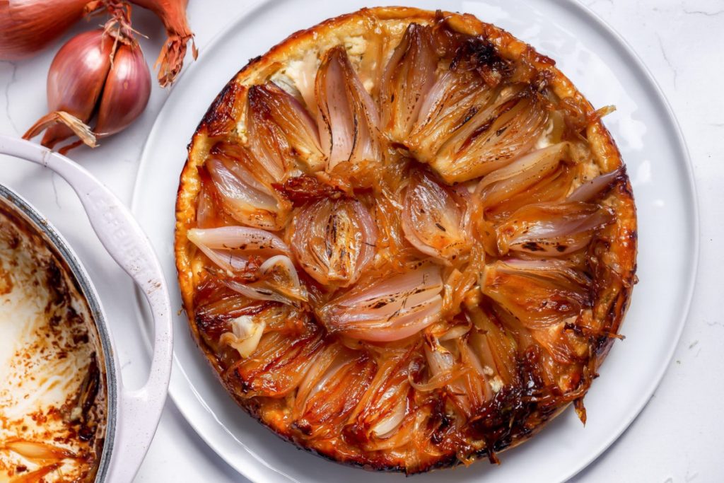Schalotten-Tarte, bretonisch