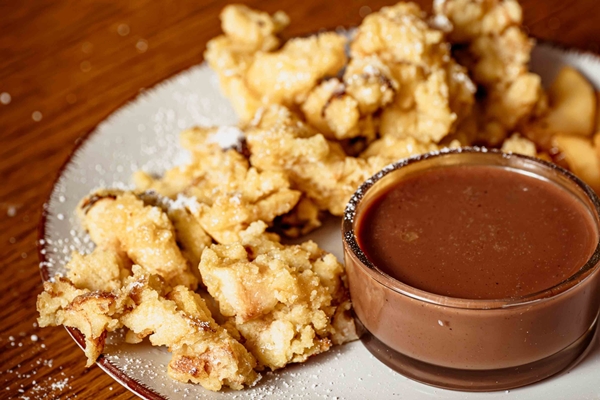 Kaiserschmarrn mit Schoko-Nougat-Soße