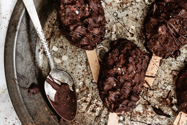Schoko-Mandel-Eis, vegan
